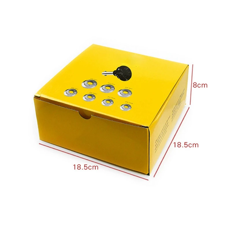 

8 шт./комплект, Стальные наручные часы с 7 пресс-формами