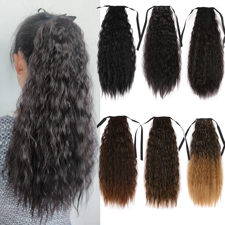 

Highlights Synthetic Ponytail Colorful Hair Extension Cosplay Dress Up Hair Accessories For Hair High-Quality Fiber With Riband