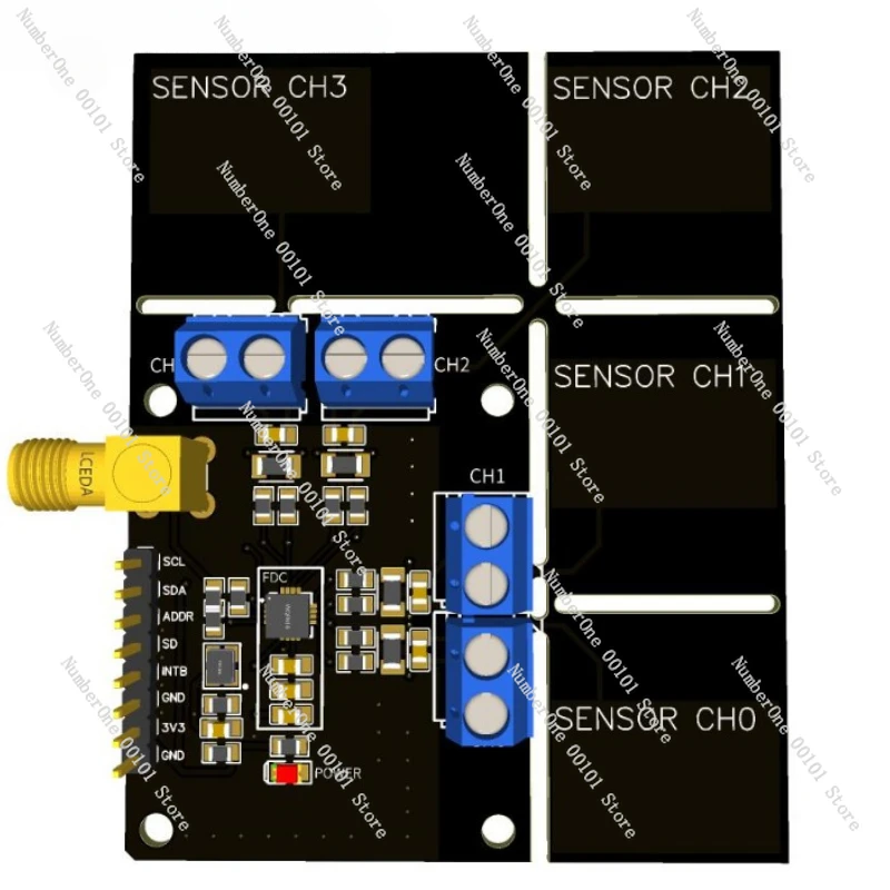Модуль FDC2214 емкостный датчик электронный дизайн соревнование распознавание