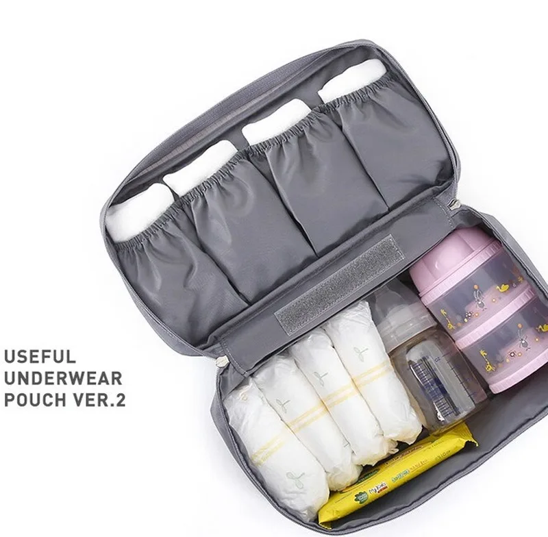 Travel Bra Bag Portable Compartmental Organizing Buggy Bag Multi-functional Underwear Knicker Storage Travel Bag