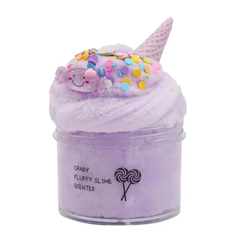 

200ml Fluffy Lizun DIY Kit Polymer Modeling Clay Light Plasticine For Cookies Accessories Toys For Kids