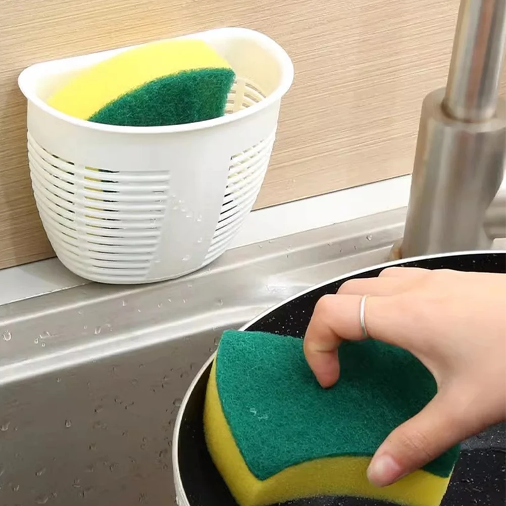 

4 Pcs Sundries Storage Holder Wall Hanging Basket Grocery Baskets Woven Pp Bathroom Large