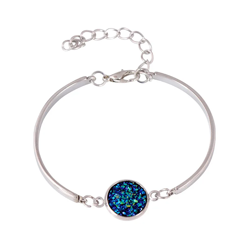 

PTQASP Wave Pattern Plain Ring Open Bracelets Women's Simple Versatile Network Red Personality Adjustable Bracelet Jewelry