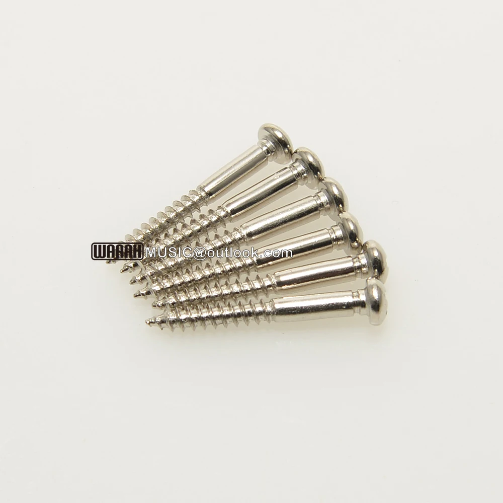 

A Set of 6pcs Gutiar Tremolo Bridge Screws for PRS Style Electric Guitar 32*3.5mm Gold Chrome