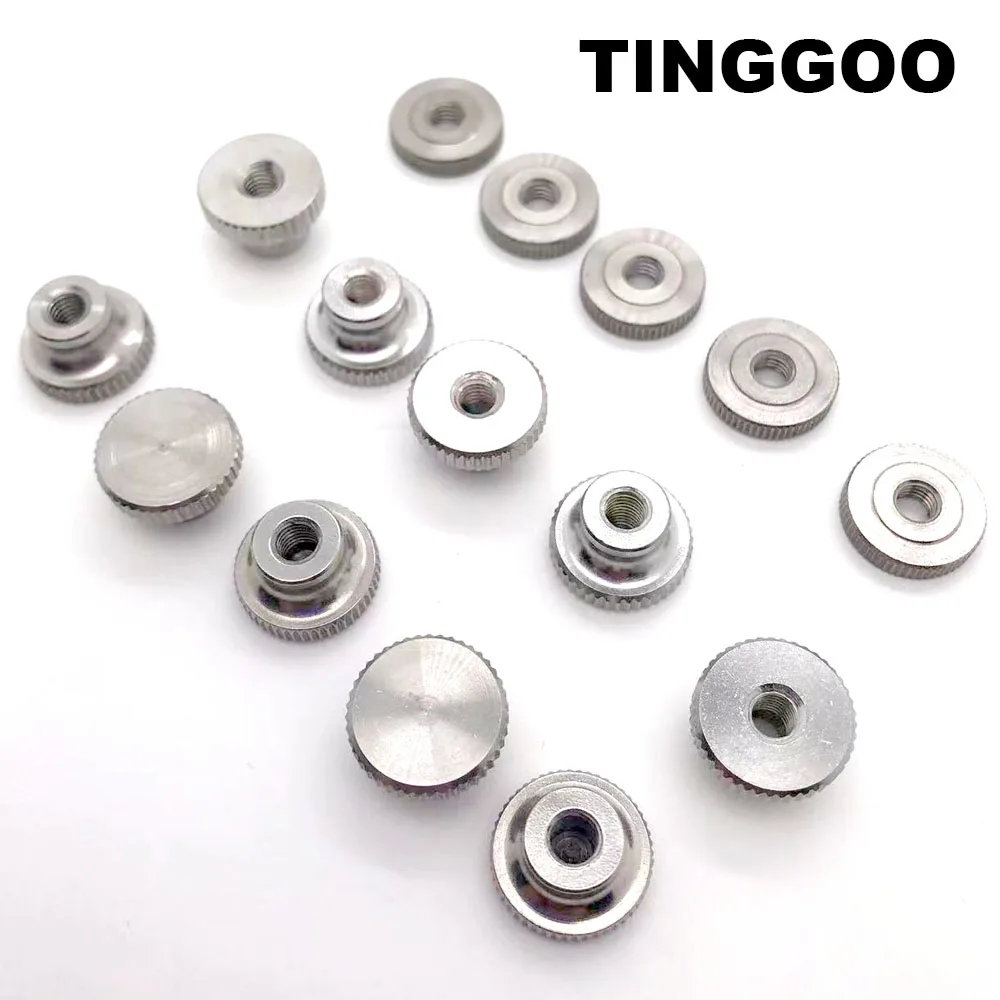 

2/5/10pc M2 M2.5 M3 M4 M5 M6 M8 M10 304 Stainless Steel Adjust Leveling Knurled Hand Toolless Curtain Wall Thumb Nut GB806 GB807