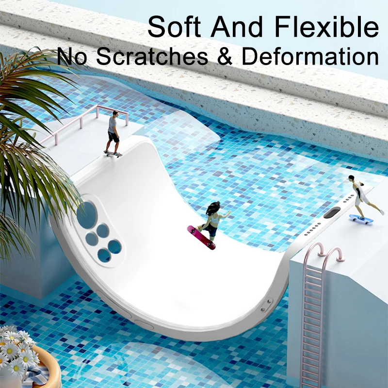 Квадратный жидкий силиконовый чехол для телефона Honor X9a X9b X8a X8b X7a X7b X6a X5 Plus X50i X40i X30i