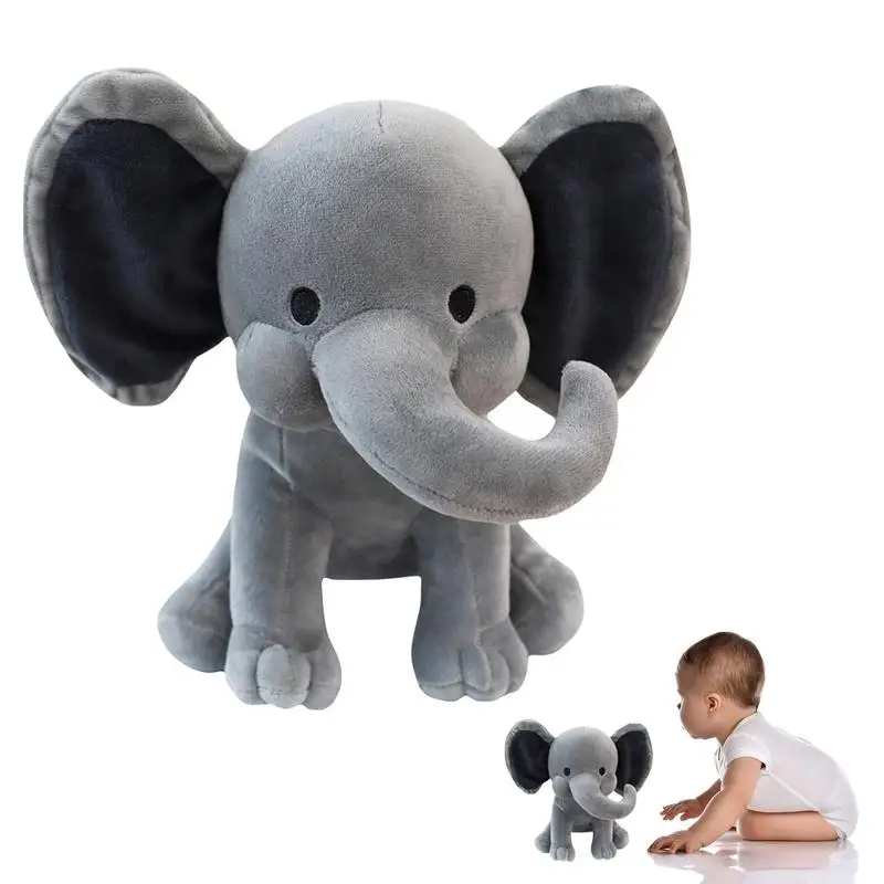 

Слон, плюшевая кукла, набивное животное, слон, плюшевая игрушка, мягкая набивная подушка для обнимания, игрушки для взрослых и детей