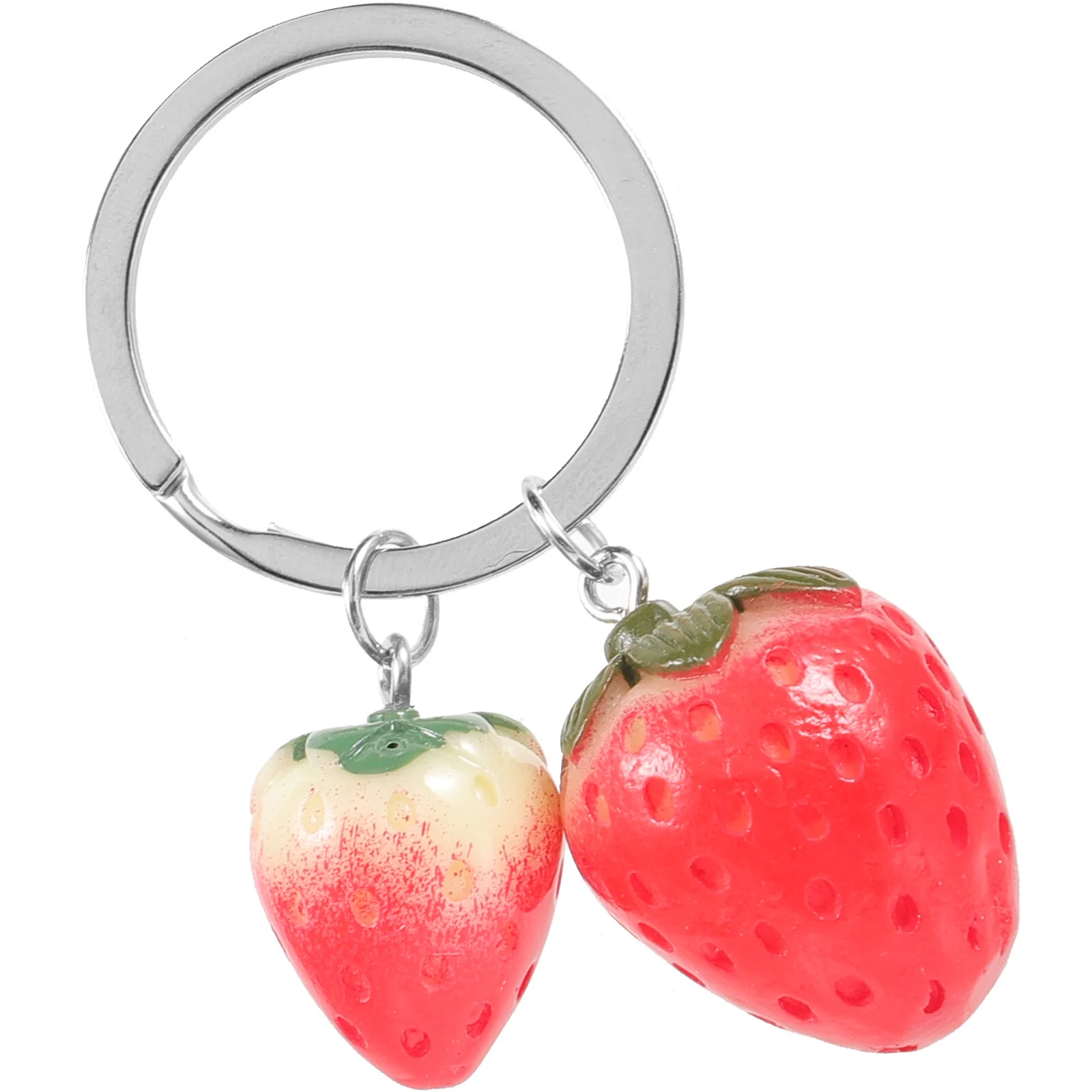 

Adorable Strawberry Keychain Strawberry Key Ring Fruits Shape Keychain Ornament
