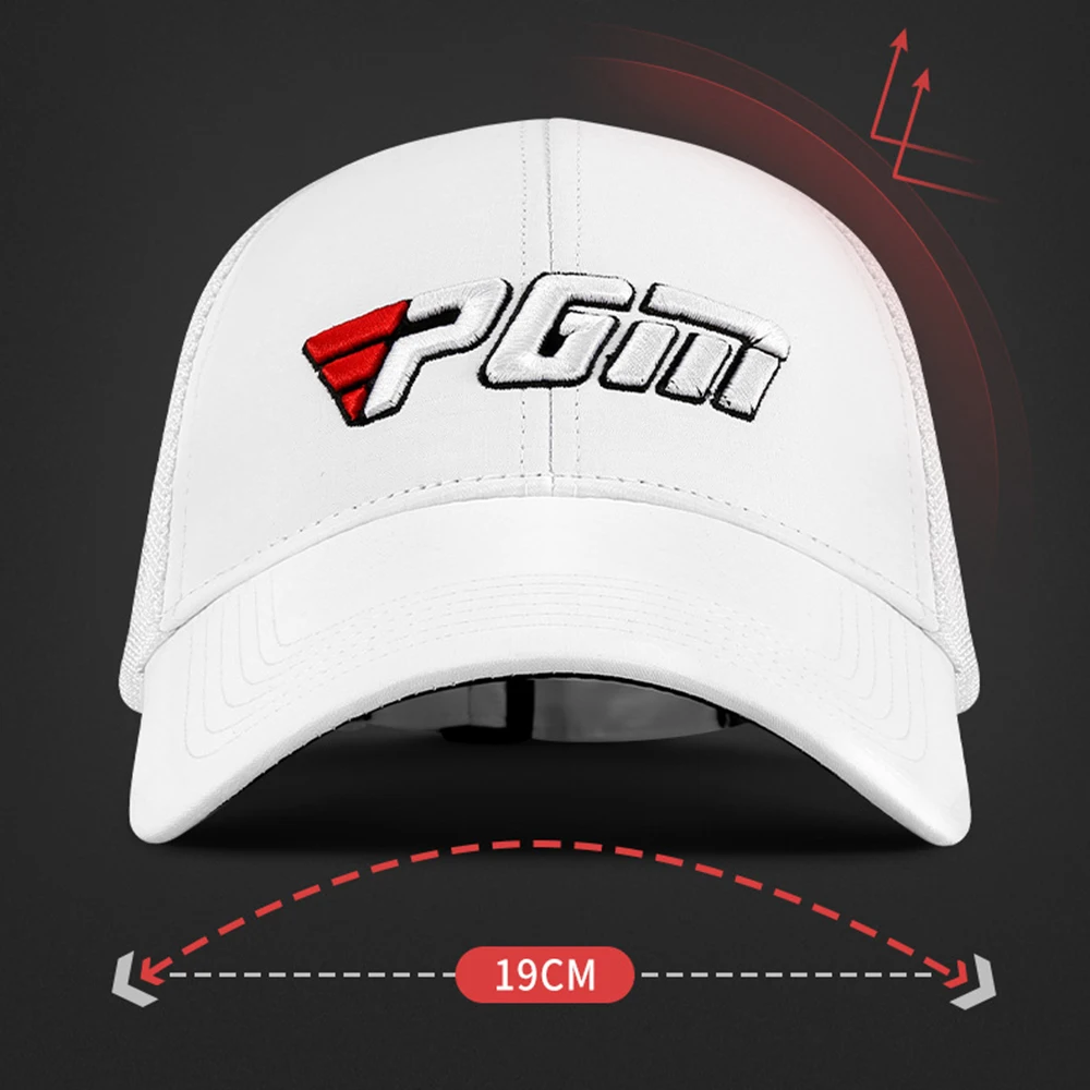 PGM MZ031 Golf Cap Summer Sports Men Women Cotton Adjustable Baseball Hat Sunscreen Breathable Quick-drying Leisure Running Hat