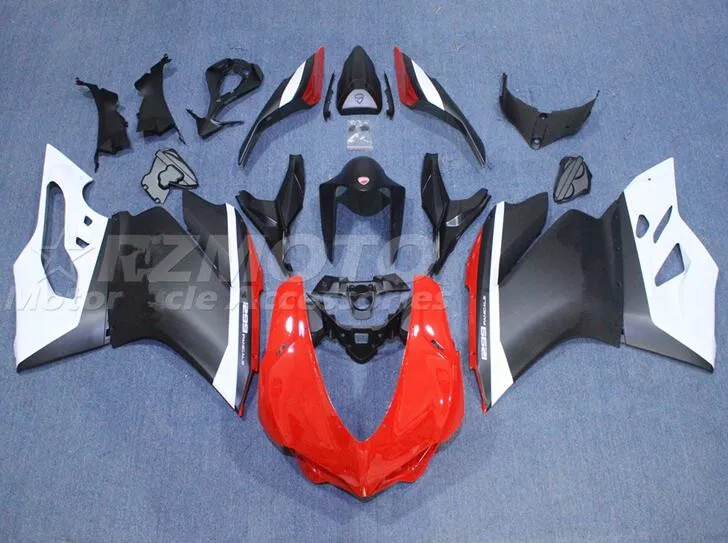 

Новинка Обтекатели для мотоцикла Ducati Panigale 1299 959 2015 2016 2017 2018 комплект для кузова под давлением жемчужный белый чехол на заказ