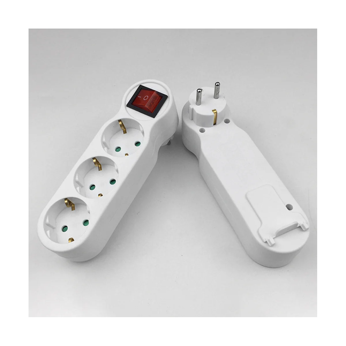 

16A European Type Conversion Plug 1 TO 3 Way EU Standard Power Adapter Socket EU Plug