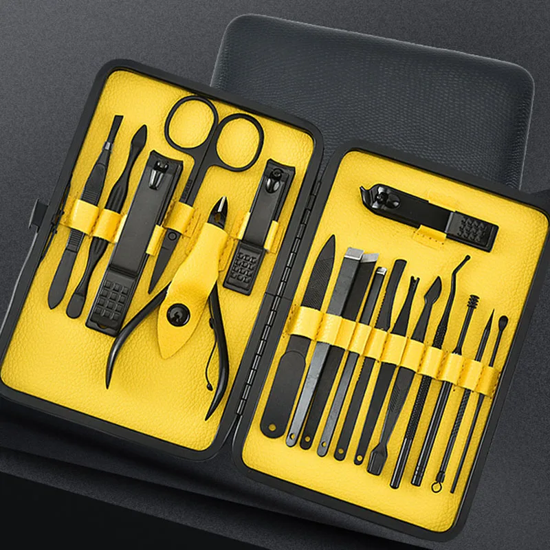 

Stainless Steel Nail Clippers 18 Pieces Nail Care Nail Clipper Set Manicure Tool