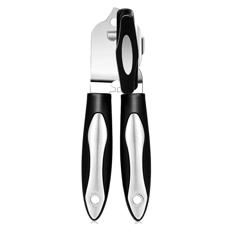 

Manual Can Opener, Bottle Openers with Big Turning Knob, Sharp Cutting, Smooth Edge, Perfect for Seniors with Arthritis