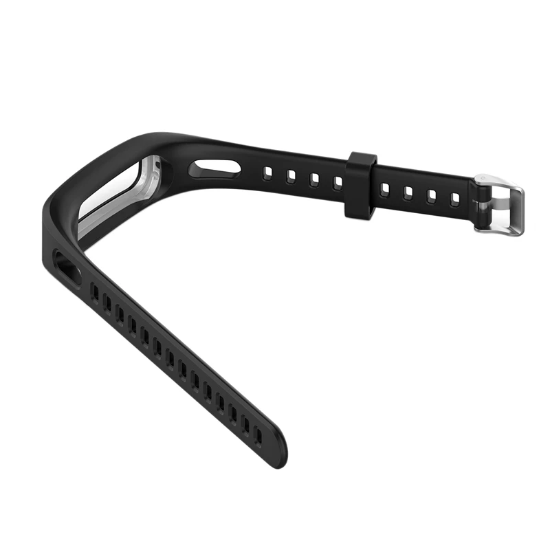 

Silicone Replacement Wrist Strap With Buckles Sports Bracelet Strap For Huawei Band 4E 3E Honor Band 4 Running