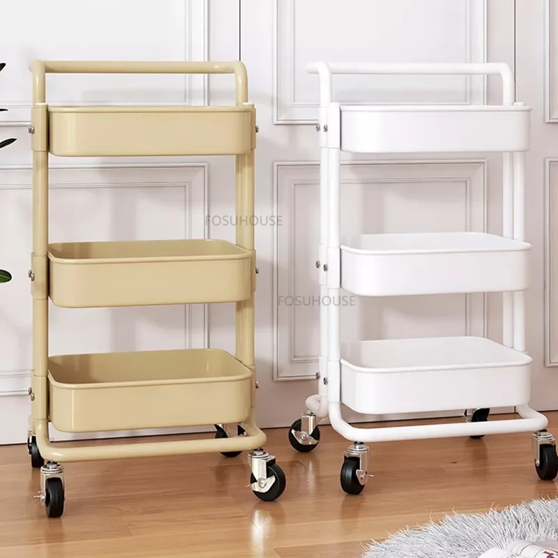 

Новинка, современные металлические кухонные тележки для домашней мебели, вспомогательная тележка, бытовой креативный дизайн, многослойное...