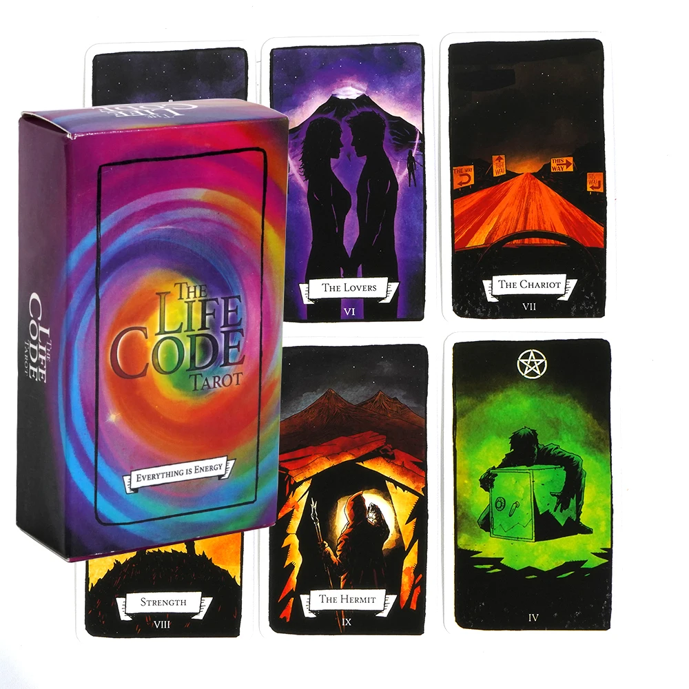 78 карт спасательный кодовый Таро от Janis King Matt Corvis deck инструменты для гадания и