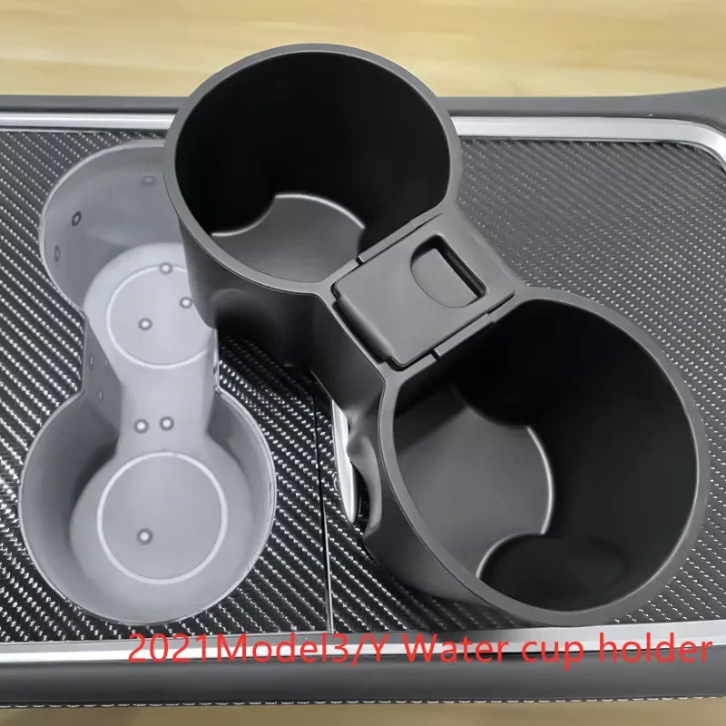 

Cup Holder For Tesla Model 3 Center Auto Accessories Water Proof Car Coasters For Tesla Model Y Model 3 Bottle Can Holder