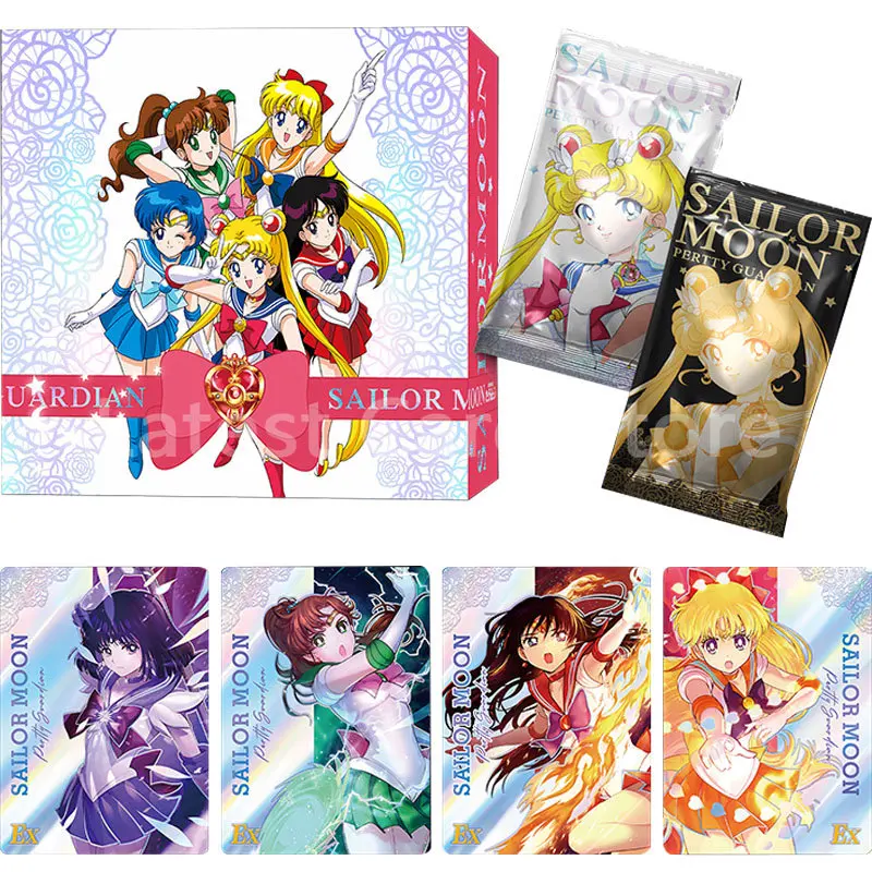 

Original Sailor Moon 30th Eternal Crystal Collection Card Anime Beauty Girl Character EX SSP SHR Cards Children Hobby Toy Gift