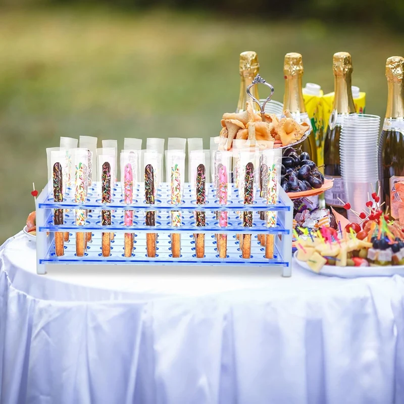 Держатель для удочек Pretzel и 100 шт. прозрачные пакеты пластиковый держатель