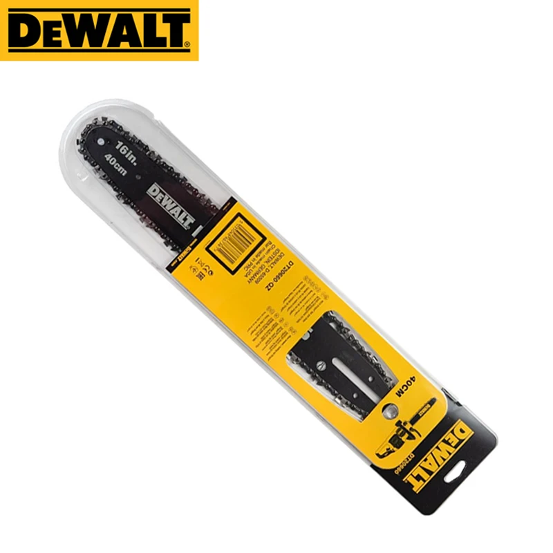 

Цепная пила DEWALT DT20660, 40 см, Орегон®Аксессуары для электроинструментов желтого и черного цвета