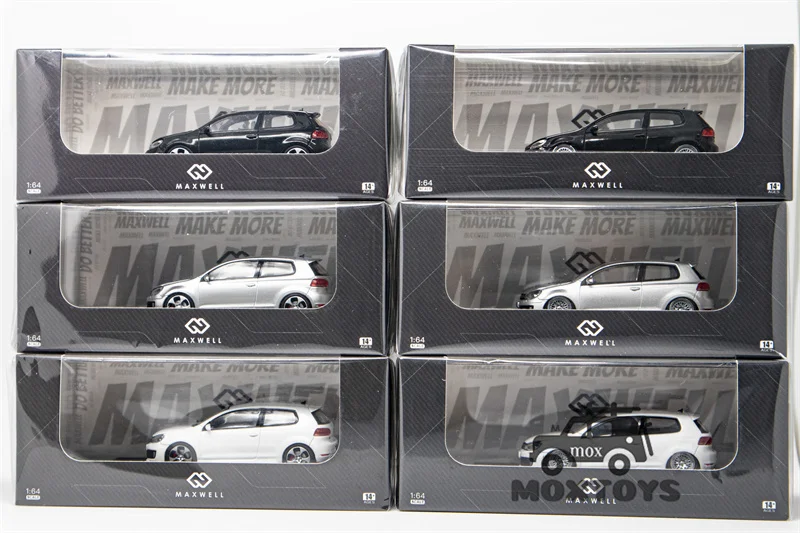 MaxWell 1:64 GOLF GTI MK6 limited799 литая модель автомобиля