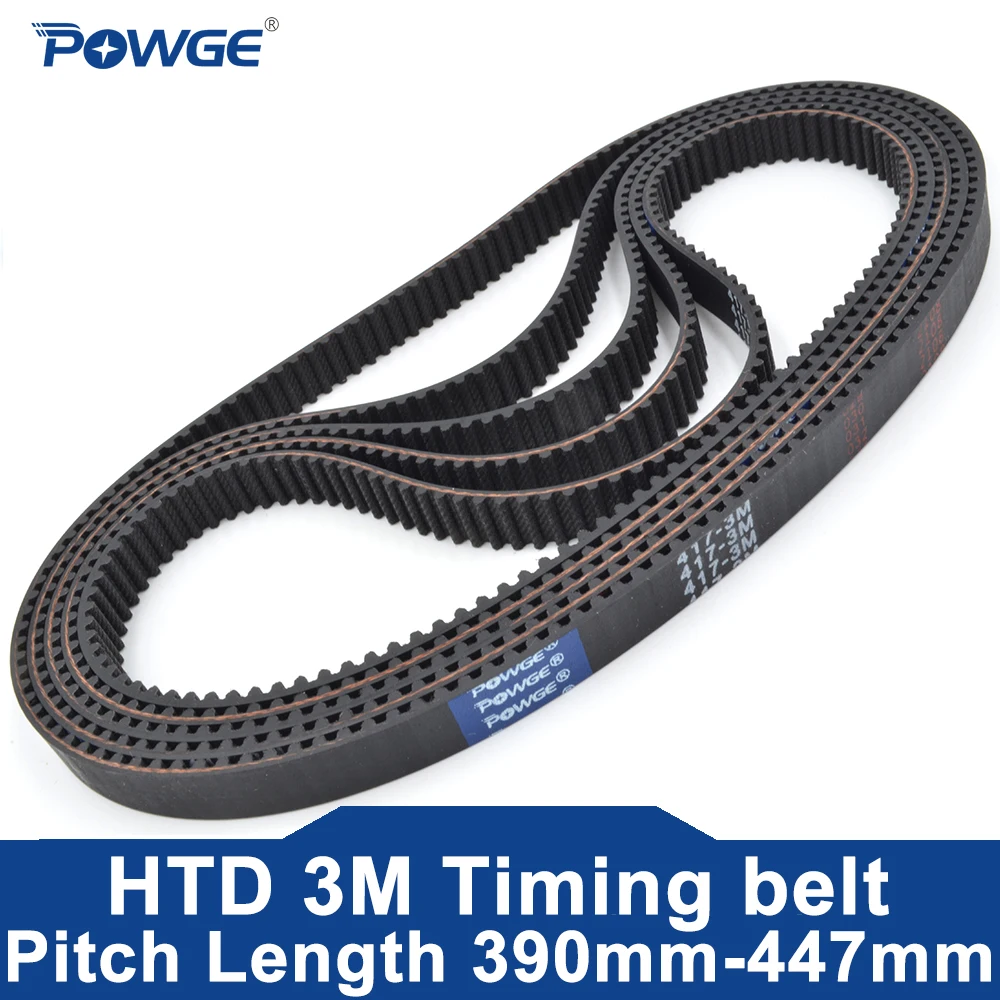 

Ремень ГРМ POWGE HTD 3M Lp = 390 393 396 399 402 405 408 411 414 417 420 423 426 429 432 435 438 441 444 447 ширина 6-30 мм Резина