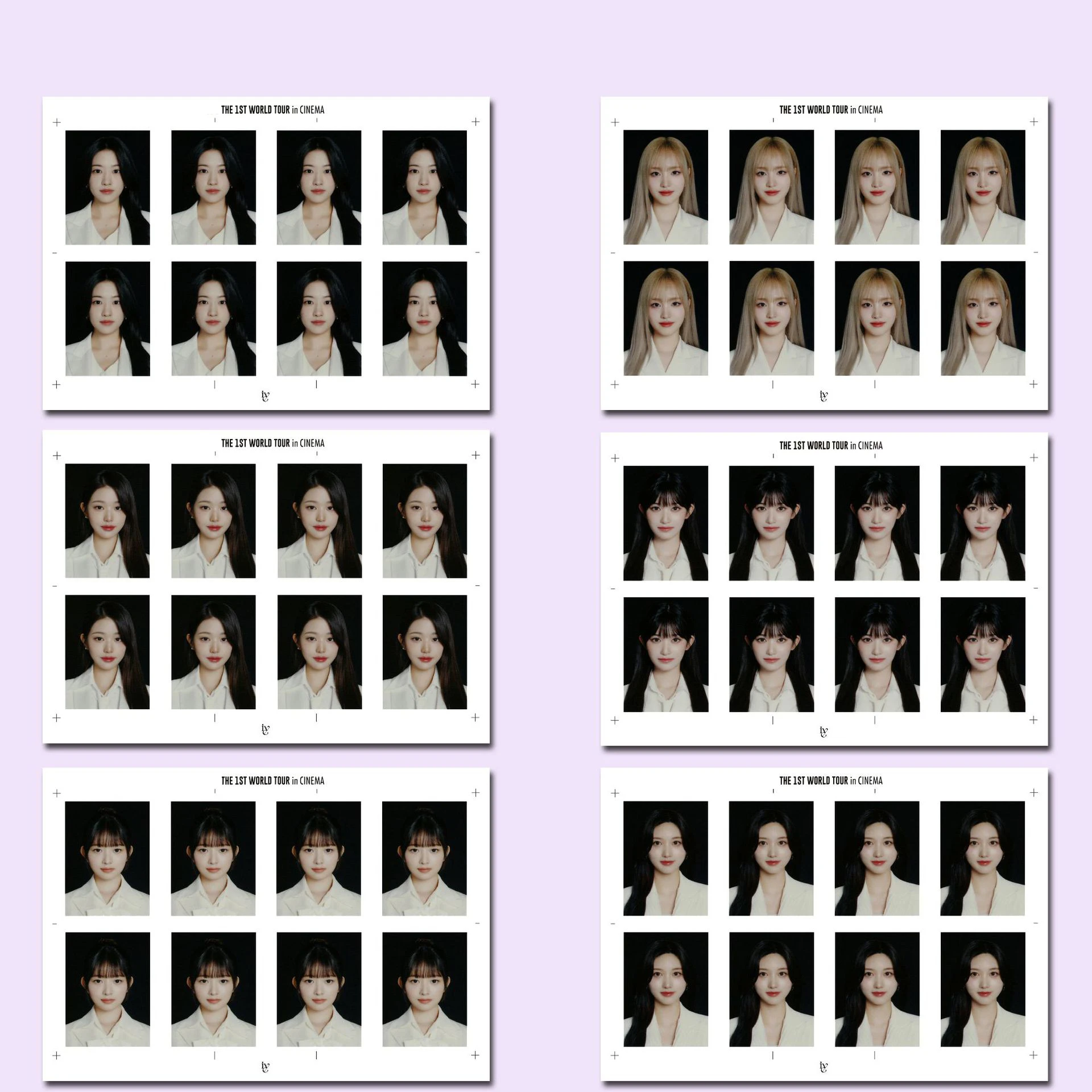 KPOP WonYoung LEESEO первый мировой тур в кинотеатре однодюймовый головной убор