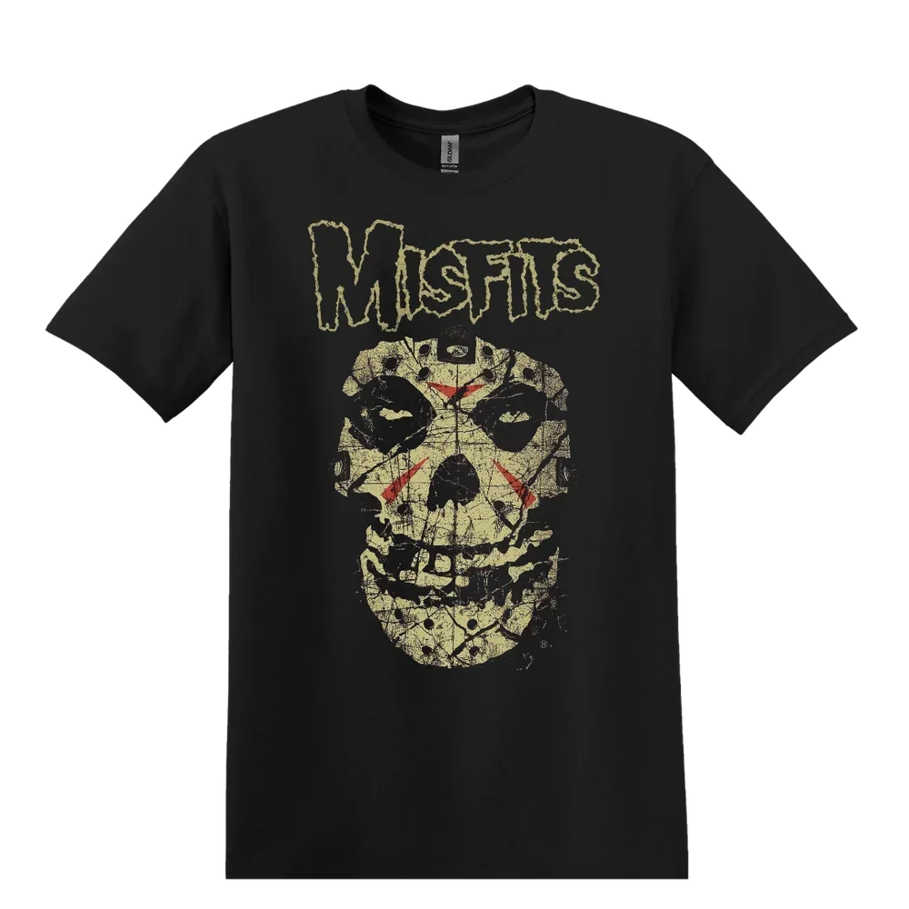 Черная футболка Misfits Джейсона вурхеса в стиле панк рок