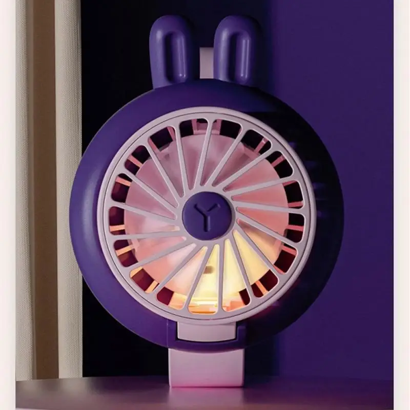 

Охлаждающие вентиляторы с Usb-зарядкой, выносливость с цветным освещением, для кондиционера, с регулируемым углом, ремешок на запястье, игруш...