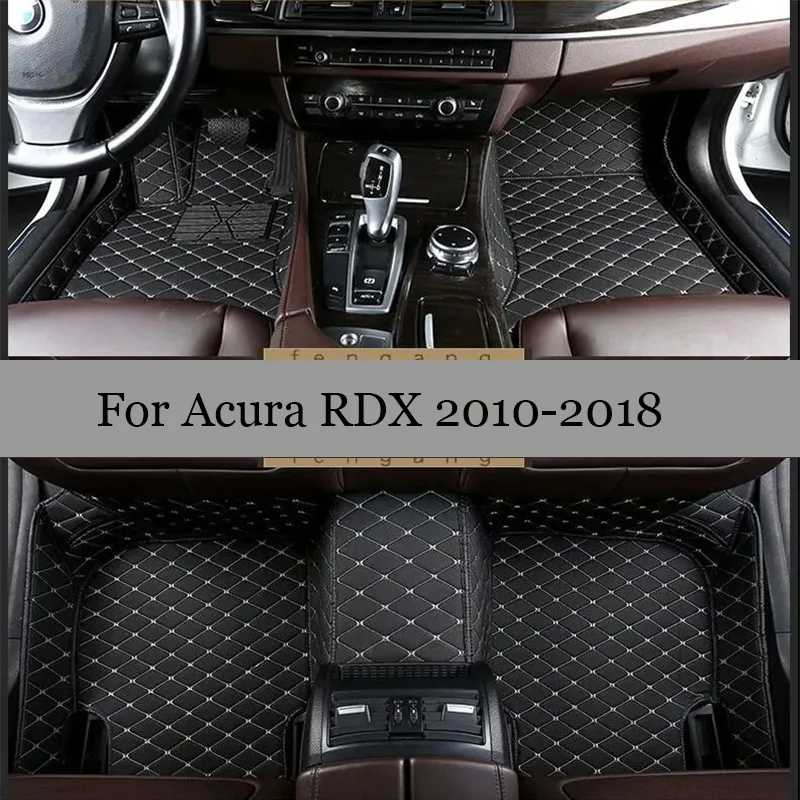

Автомобильные коврики для Acura RDX 2018 2017 2016 2015 2014 2013 2012 2011 2010, аксессуары для автомобильного интерьера, Водонепроницаемые кожаные коврики