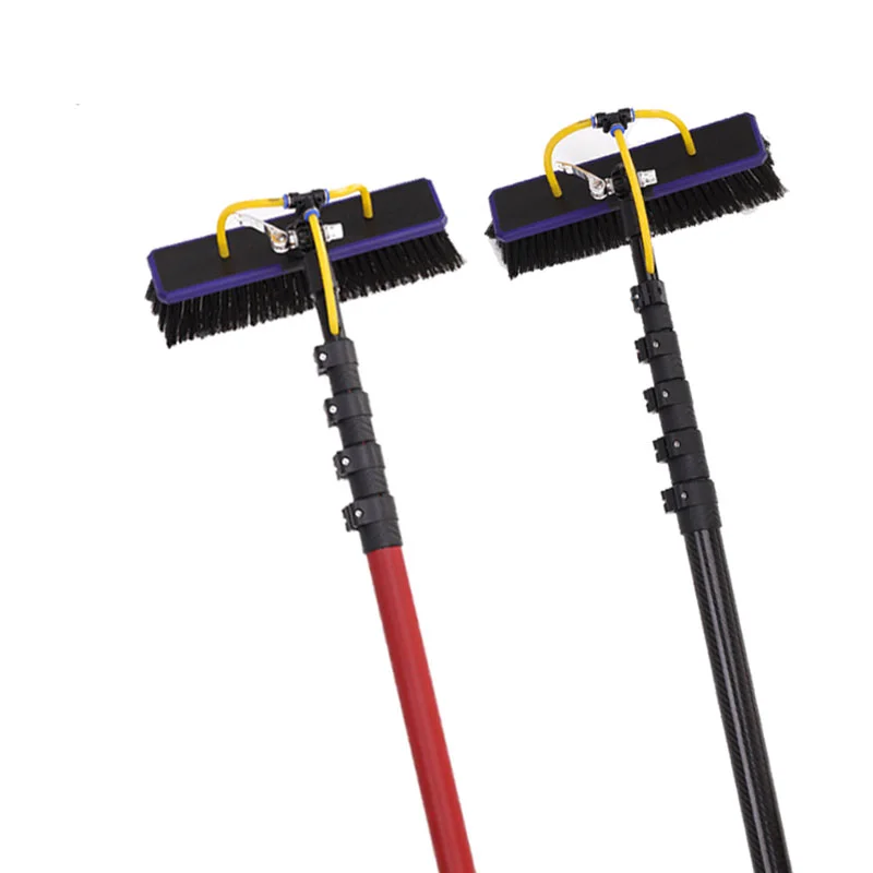 

Пластиковая удлинительная ручка, 100% углеродная телескопическая машина для очистки окон и стекла, оптовая продажа, очиститель окон