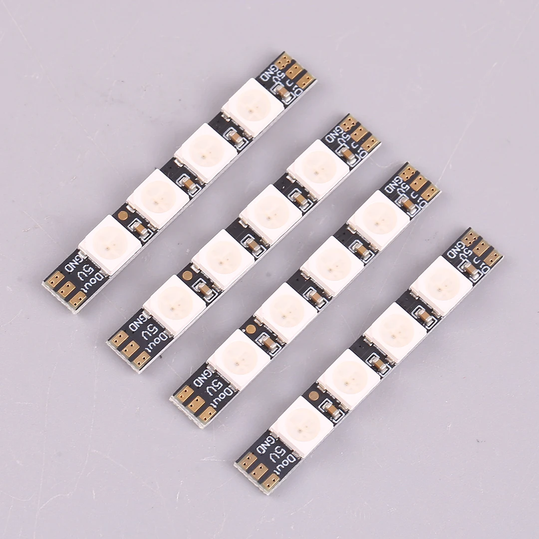 4 шт. светодиодный контроллер PandaRC LED0539 FPV RGB светодиодная лента 5 В программируемый