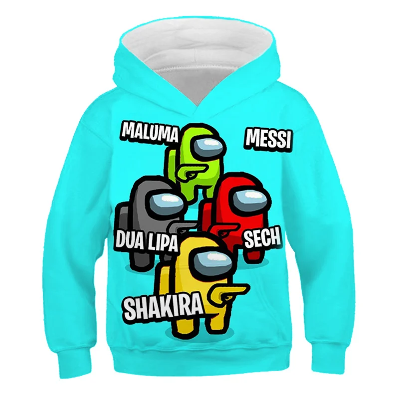 

New Kids Among Us Hoodies Fashion Long Sleeve Impostor Pullover Hoodies Boys Sweatshirts Toddler Sweatshirt Girl Hoodie Clothes