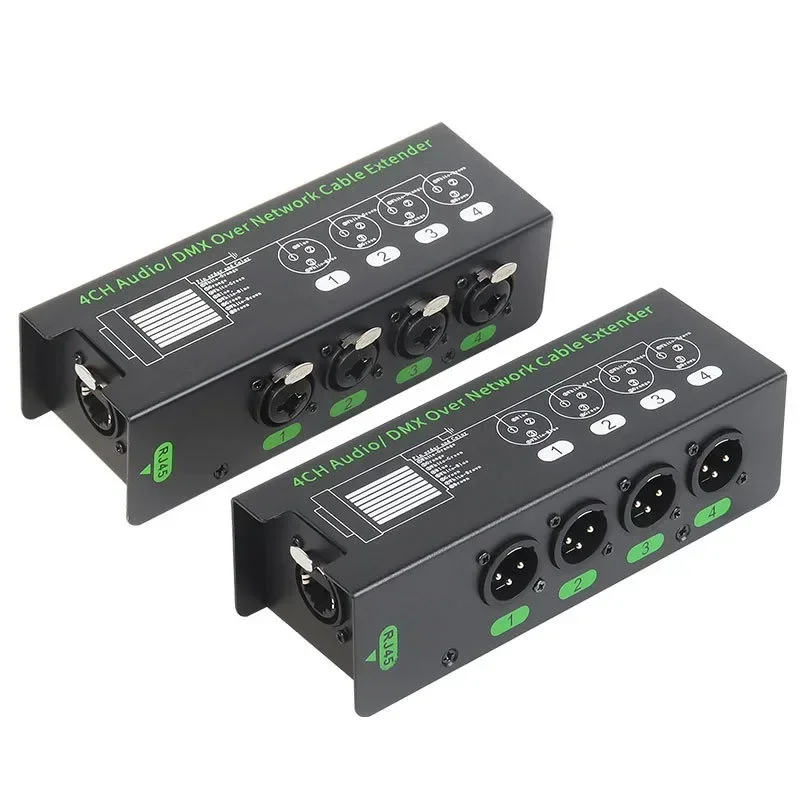 4-канальный 6 5 + 3-контактный XLR аудио/DMX удлинитель сетевого кабеля DMX512 сигнала