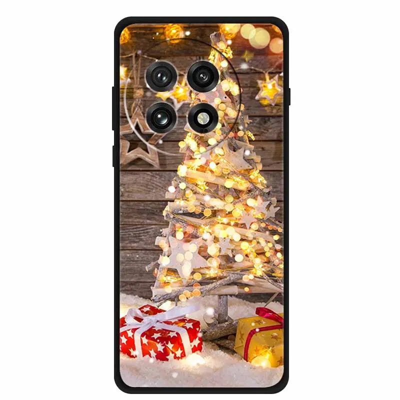 Рождественский чехол для Oneplus 13 5G Case 12 12R 11 11R ACE3 2 3Pro Мягкий силиконовый из ТПУ ACE 3 Pro