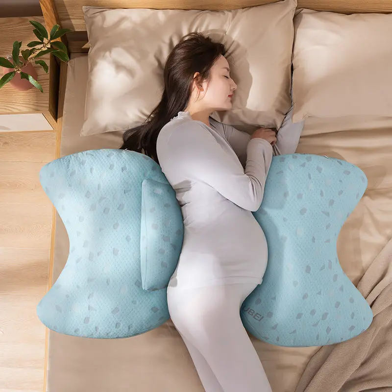 

U-образная боковая подушка, подушка для поддержки поясницы, регулируемая подушка для всего тела беременных женщин, товары для беременных, мягкая подушка для спины