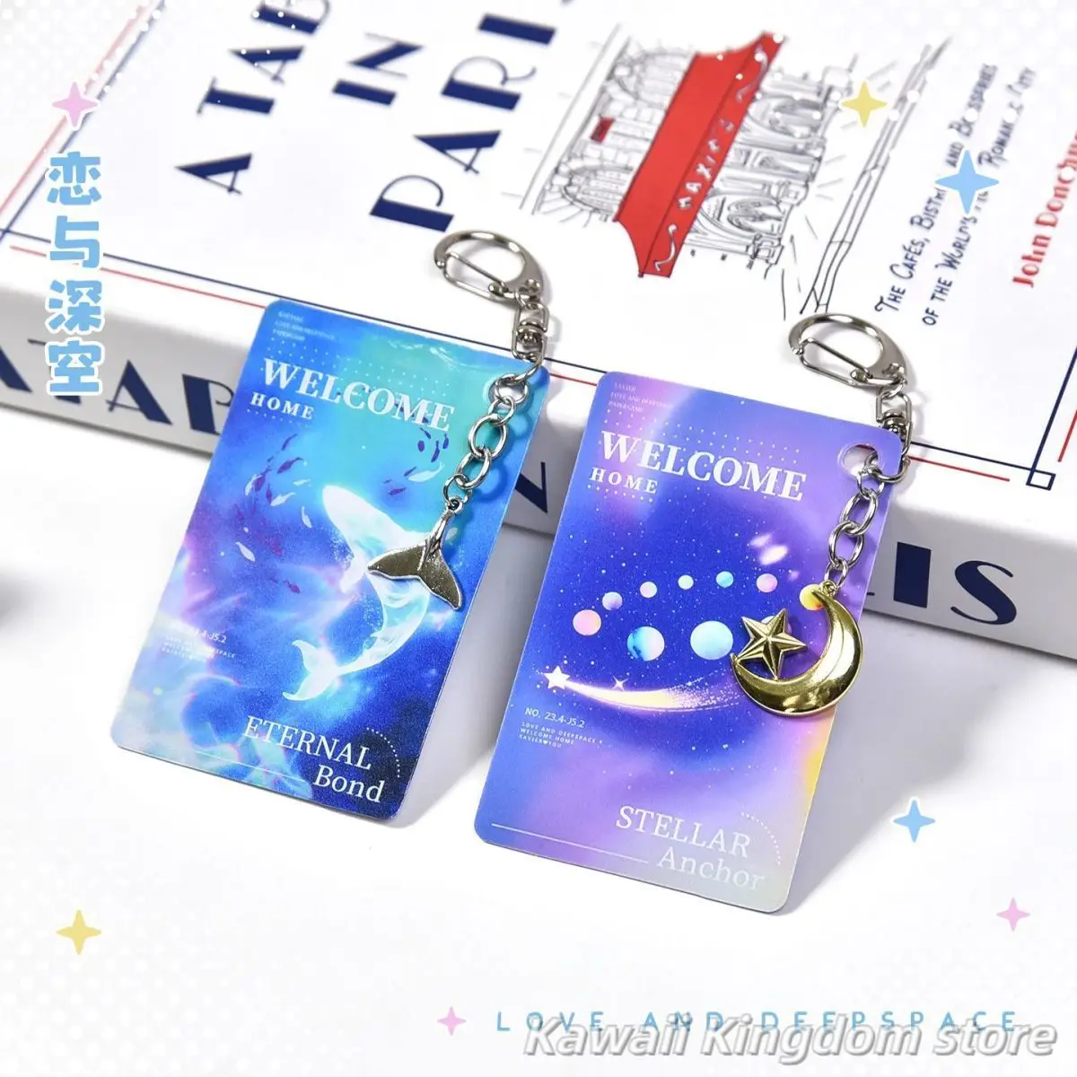 Фото Держатель для ID-карт Love and Deepspace (Рафаэль, Зейн, Сайю, Калеб) для косплея по аниме, подарок для фанатов №5