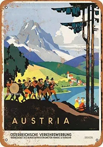 

Austria 5 Wall Plaque Sign