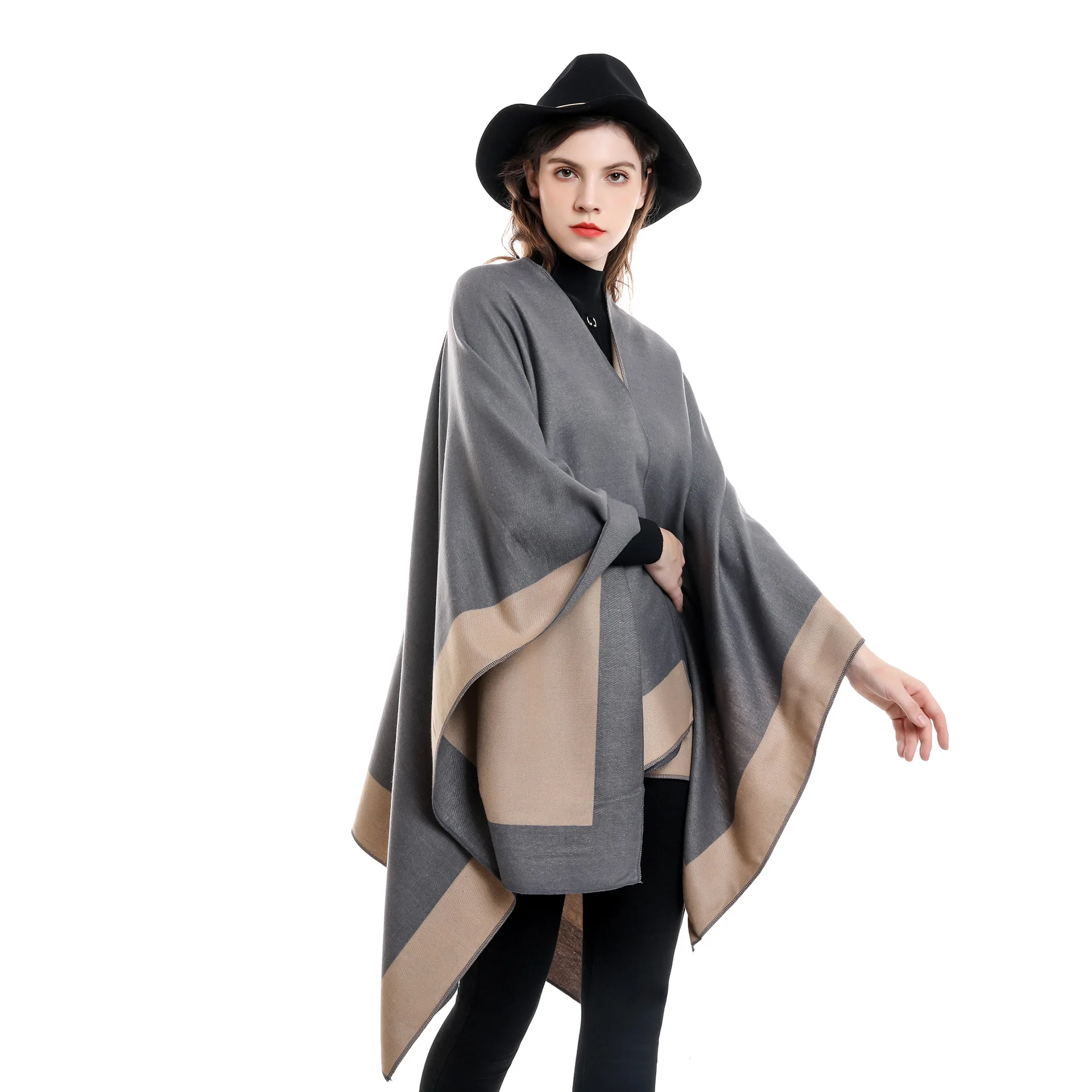 

Women's Solid Color Shawl Cardigan Wraps For Spring Fall Winter