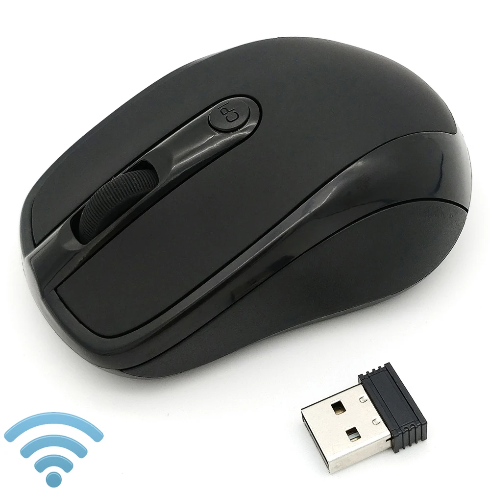 

2.4GHz USB Wireless Mouse 2000DPI Adjustable Receiver Optical Computer Ergonomic Mice For Laptop PC Mouse