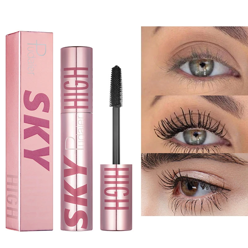 

Waterproof Mascara Eyelash Extension 4D Thick Curly Black Quick Dry Long Lasting Long Curling Mascara Eyes Makeup Cosmetics