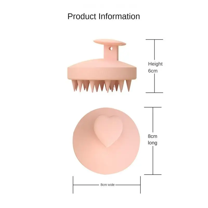 Щетка для массажа кожи головы мягкие силиконовые волосы используемые удаления