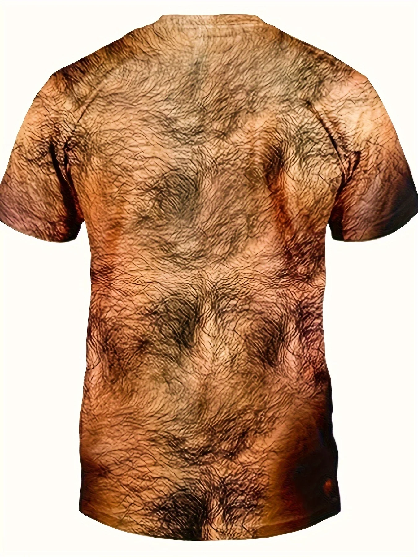 Мужская летняя футболка из полиэстера с 3D принтом