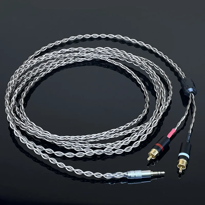 AHSY AUDIO Nordost Odin HIFI 3,5-мм-Stecker auf 2 RCA-Draht versilbertes 3,5-Klinken-Audiokabel для Telefonverstärker