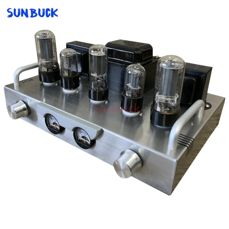 Фото Sunbuck DIY комплект роскошный высококачественный ламповый усилитель высокого класса 6,5 Вт 2,0 канала 5U4C 6H9C 6P3PT №2