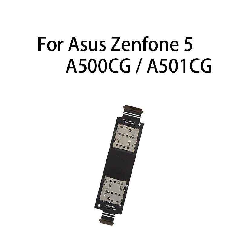 Устройство для чтения SIM-карт и Micro SD карт с гибким кабелем для Asus Zenfone 5 / A500CG / A501CG Устройство для чтения SIM-карт и Micro SD карт с гибким кабелем для Asus Zenfone 5 / A500CG / A501CG