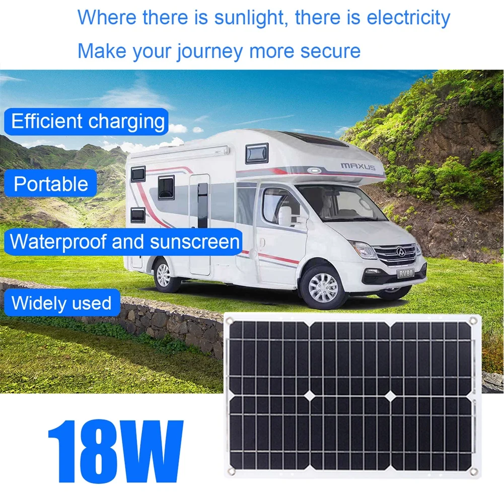 

Solar Panel Solar System Set Solar Accessory Kit Advanced Solar System Complete Set with Controller and Power Inverter