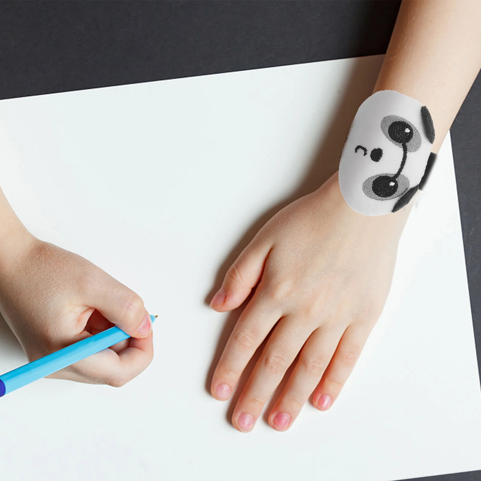 

2pcs Cartoon Panda Slap Bracelets Plush Slap Wristband Cartoon Animal Party Favor