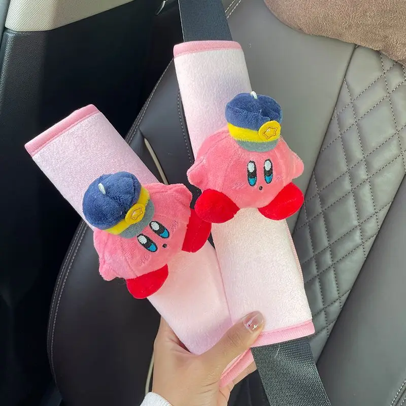 

Cut Cartoon Star Kobe Plush Car Soft Seat Belt Cover Car Accessories Seat Belt Shoulder Protection Car Interior Accessories Gift