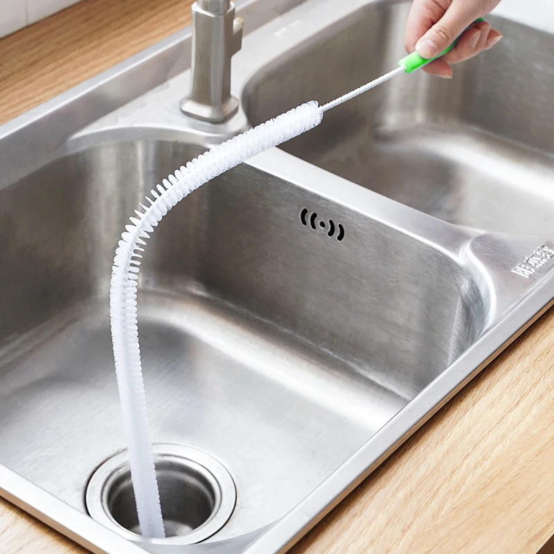 

Pipe Dredge Bendable Washbasin Cleaning Brush Through Water Pipe Artifact Tool Sewer Hair Cleaner Pipe Dredger Spring Dredge